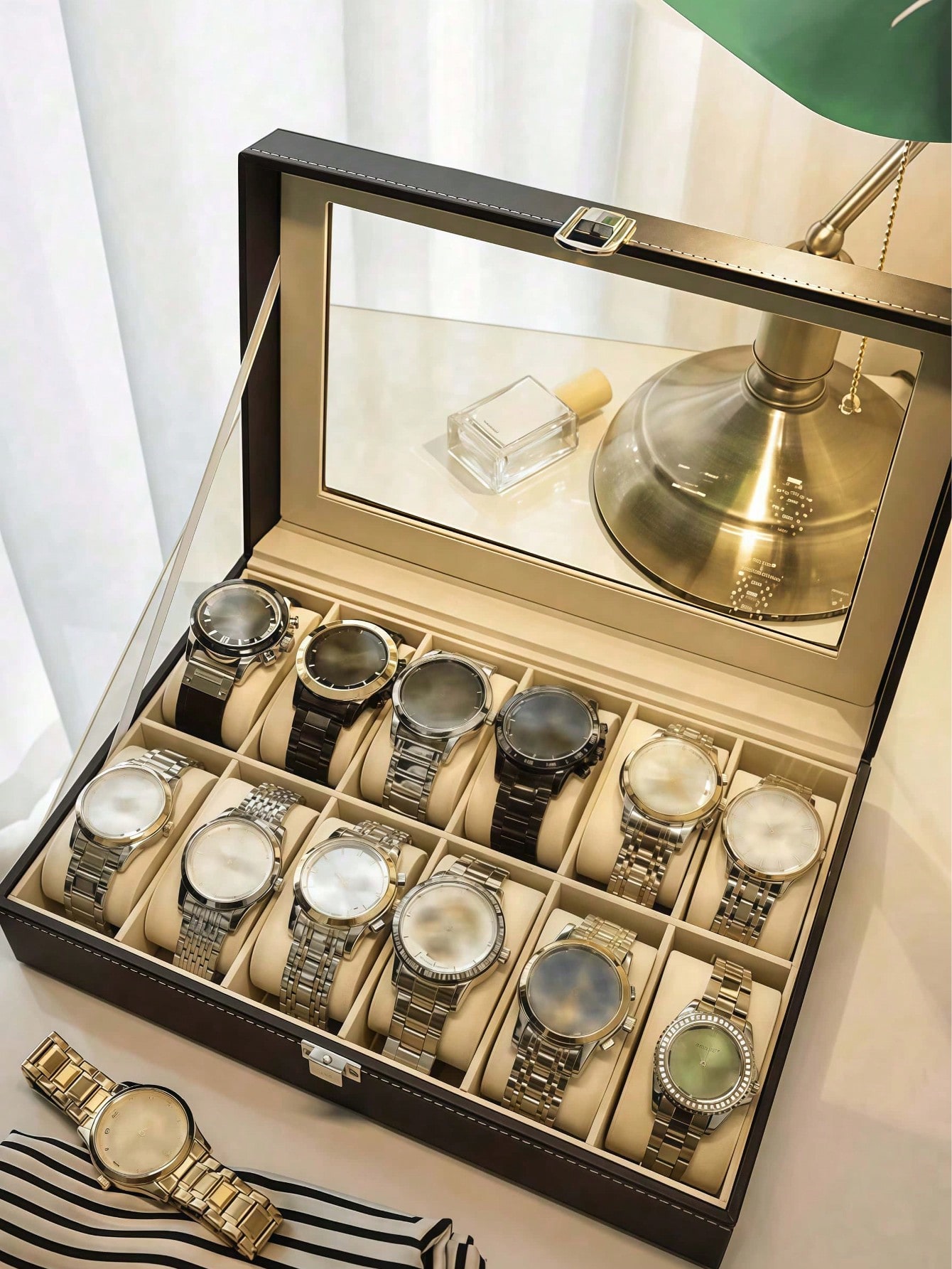 Кожаная шкатулка для часов с з – обзор и цена Watch Display Box